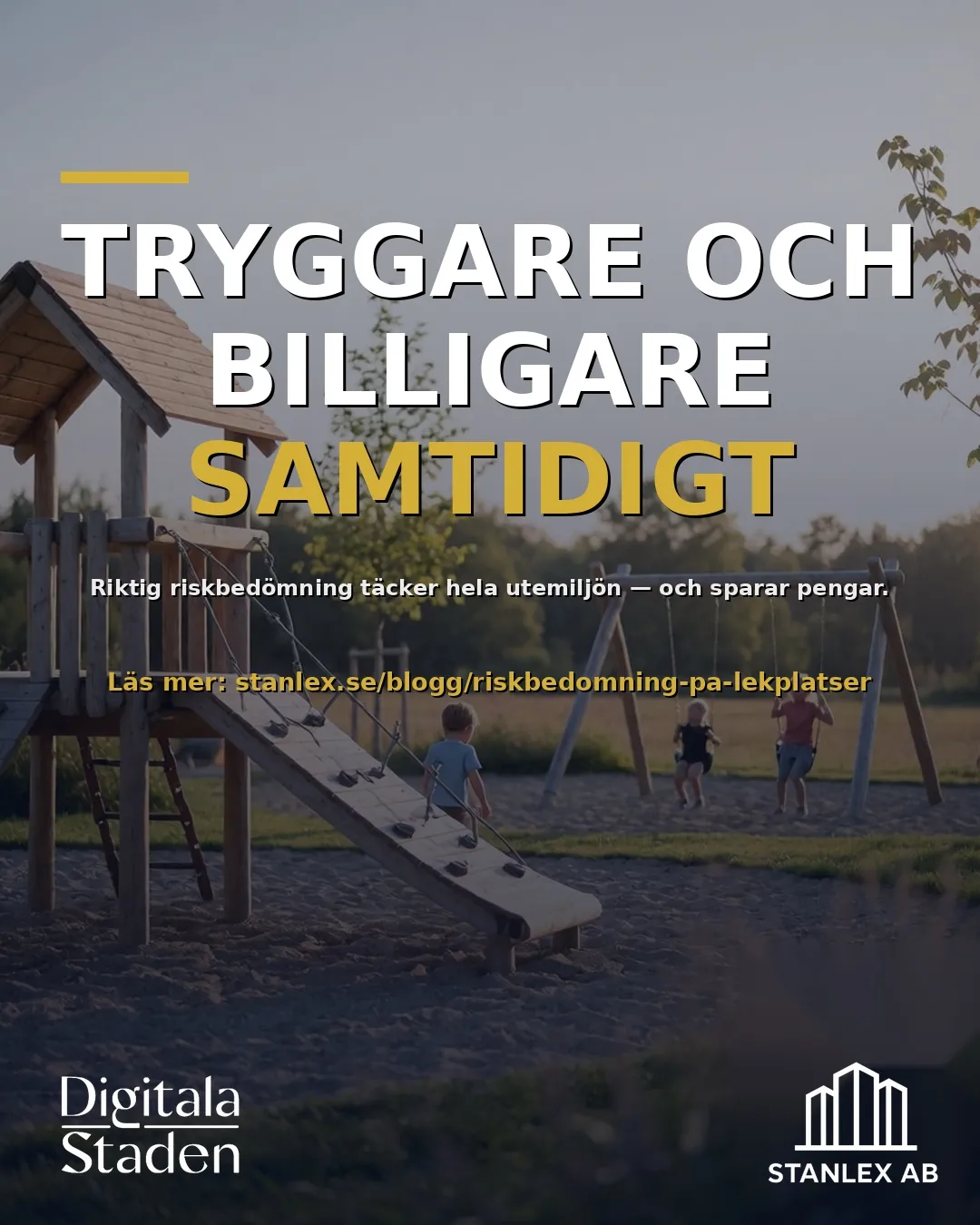Säkrare lekplatser — och billigare samtidigt 🧸